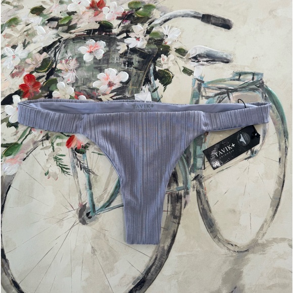 LAST PRICE๐๐ค TAVIK Bella mini bottom slinky rib lilac gray ๐ค - Picture 1 of 8